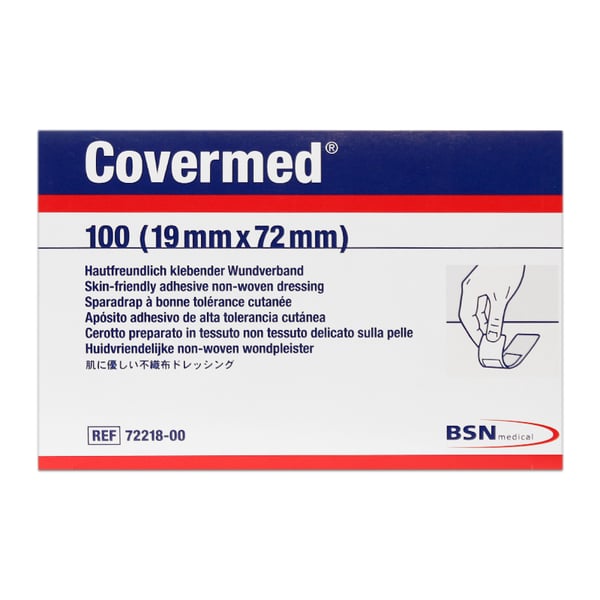 Covermed 19mm x 72mm (100 strips)